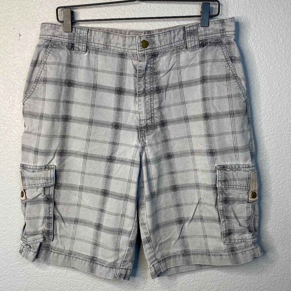 Great Northwest Plaid Cargo Shorts